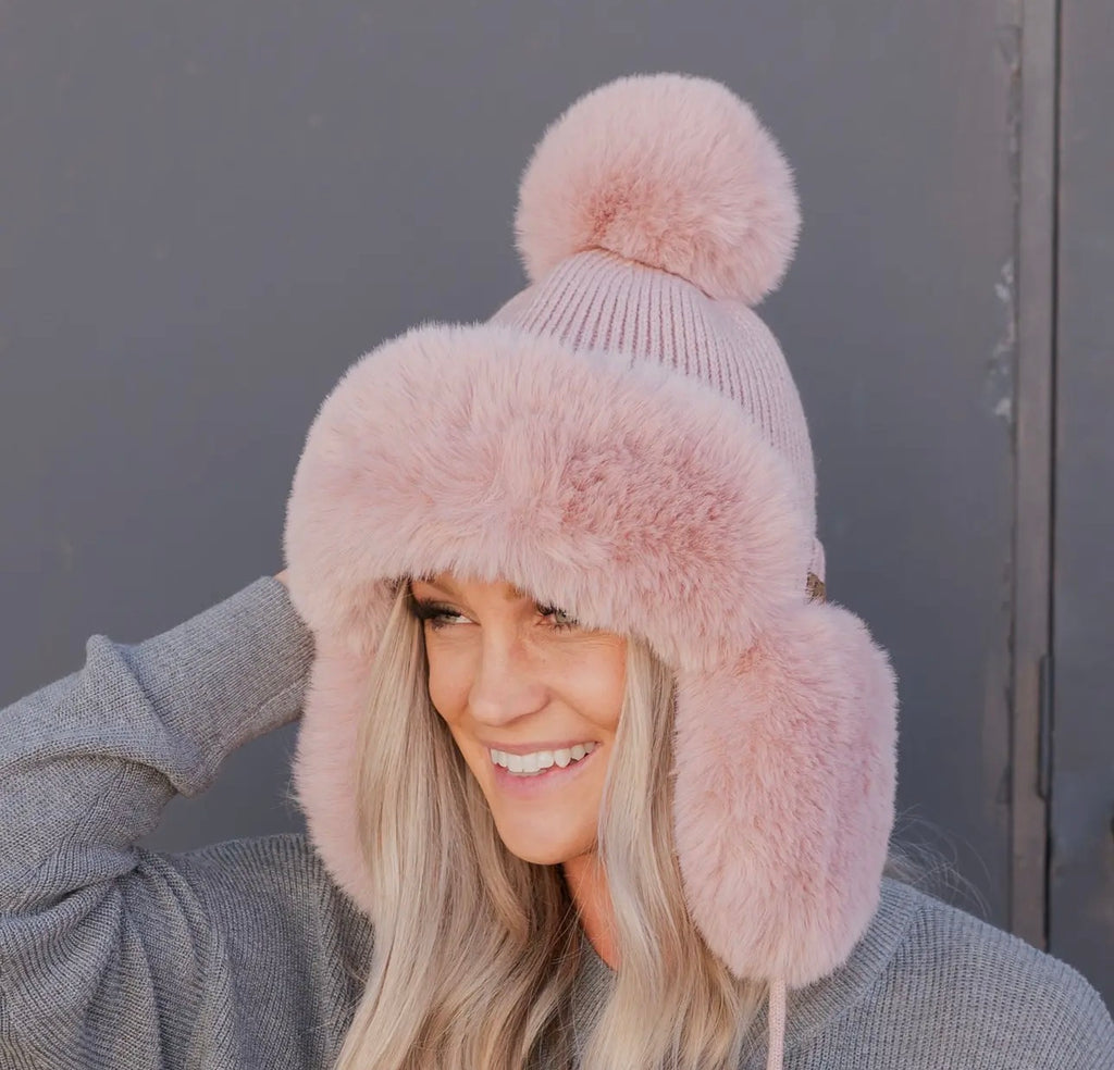 Cc Trapper/Bomber Hate with Faux Fur