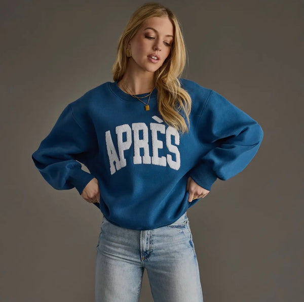 Aprés Blue Sweatshirt