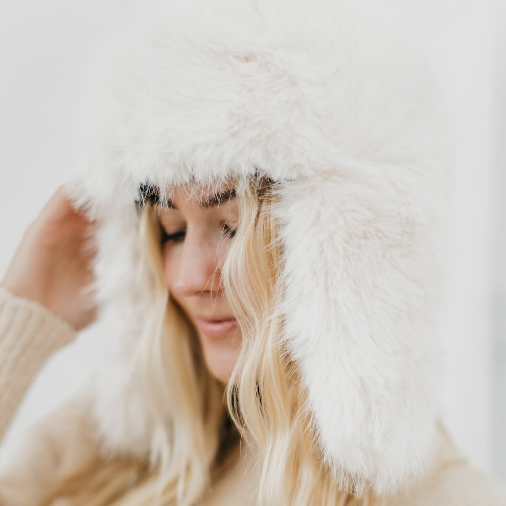 Bonnie Bomber Faux Fur Hat