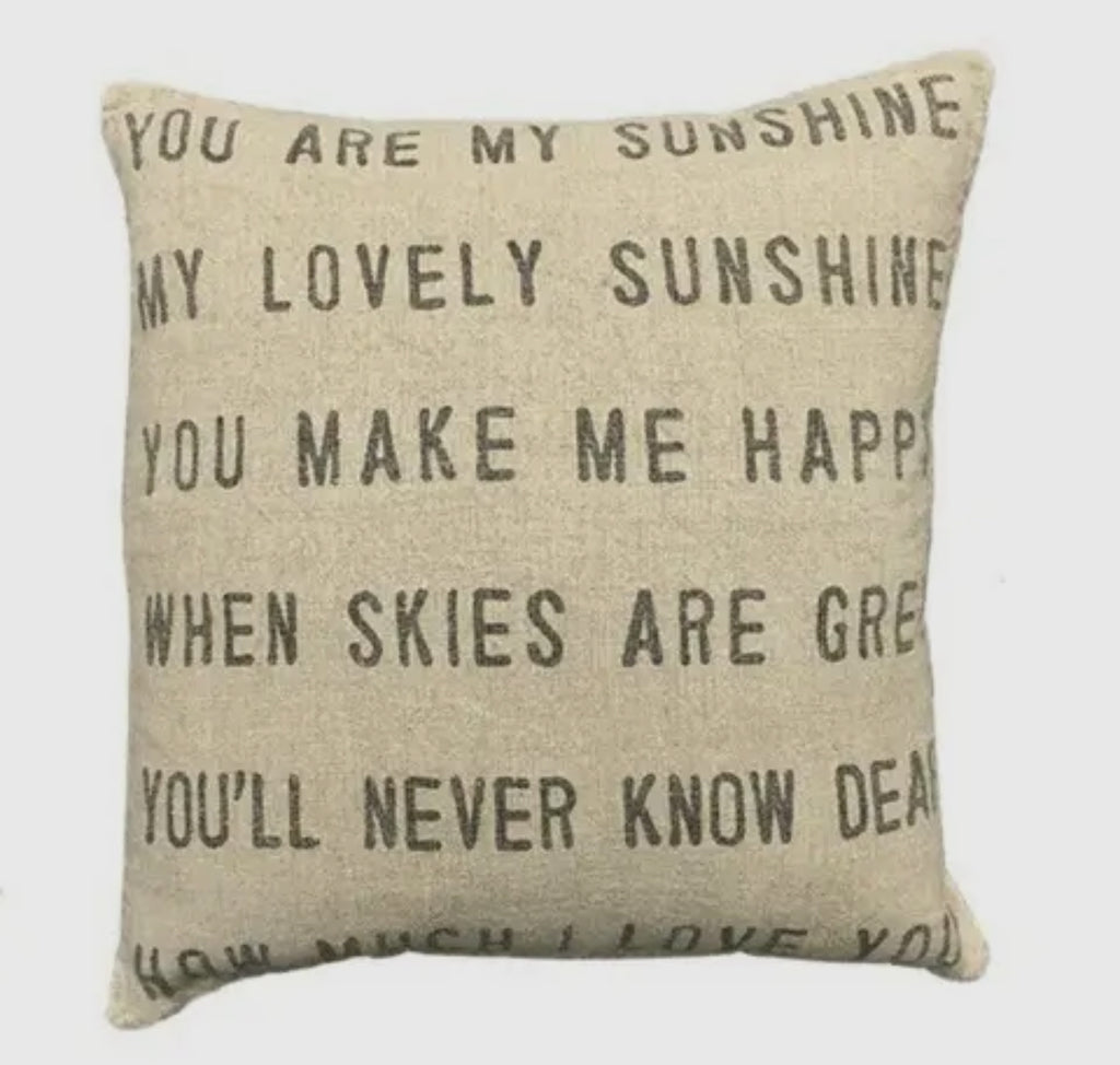 Sugarboo & Co- You Are My Sunshine pillow