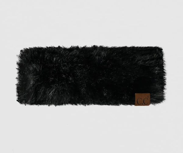 Cc Faux Fur Head Wrap