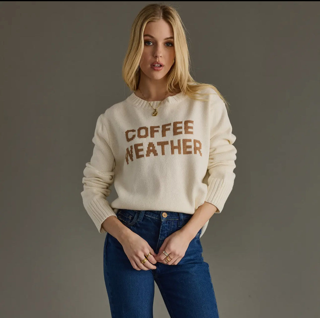 Coffee Weather Knit Sweater