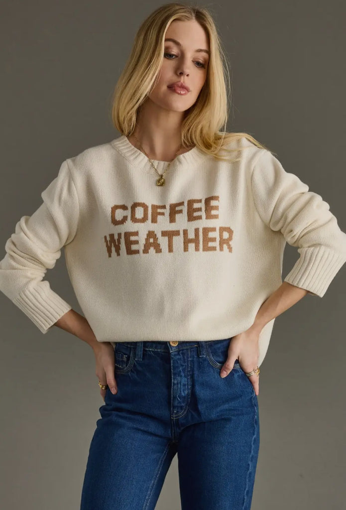 Coffee Weather Knit Sweater