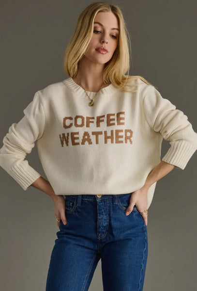 Coffee Weather Knit Sweater