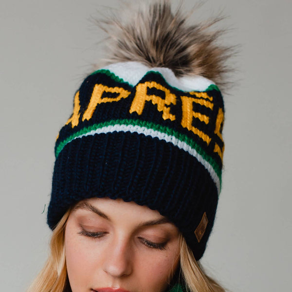 Apres Beanie with Faux Fur