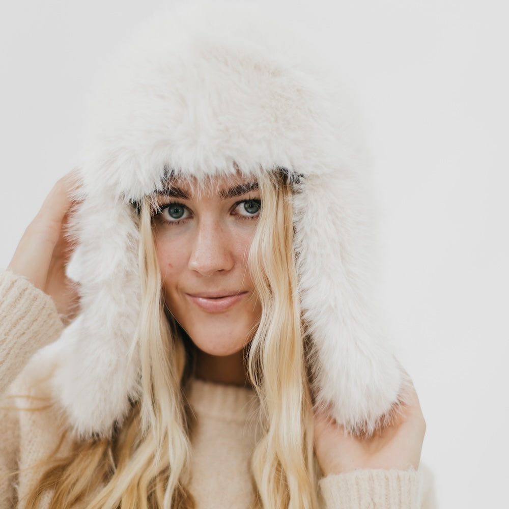 Bonnie Bomber Faux Fur Hat